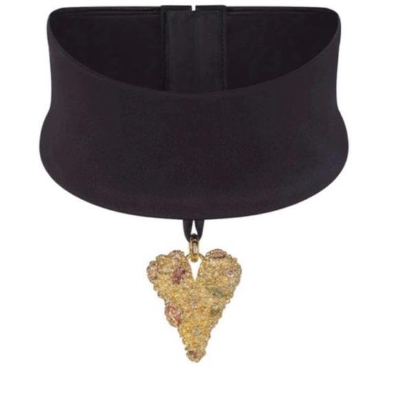 SKIMS Limited Edition 14k Gold plated heart Pendant Kinky Choker